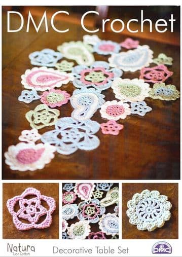 Decorative Table Set 14895 DMC Natura Just Cotton DK Crochet Pattern