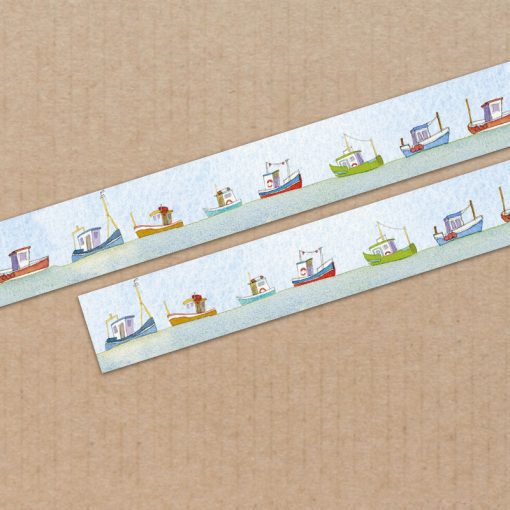15mm Washi Tape - Boats Emma Ball