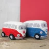 red or blue VW vans