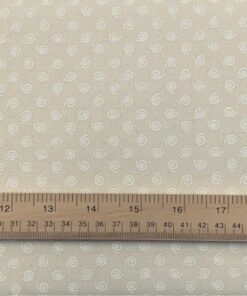 sample of fabric with ruler for scale