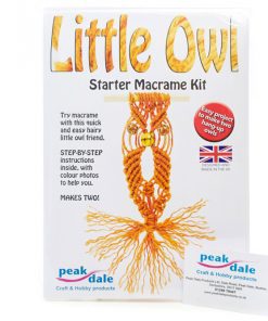 Easy macramé owl kit by Peak Dale Products