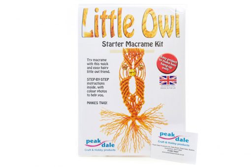 Easy macramé owl kit by Peak Dale Products