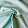 duck-eg blue poly viscose linen blend dressmaking fabric