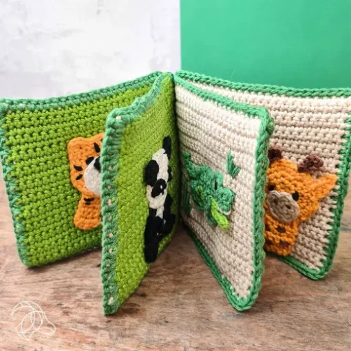 Soft Book Jungle premium crochet kit by Hardicraft