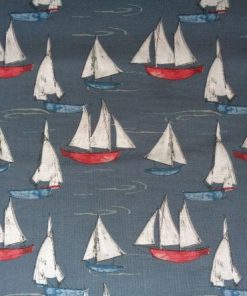 sailing boats on grey-blue