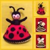 Lily-ladybug and May-bee knitting pattern