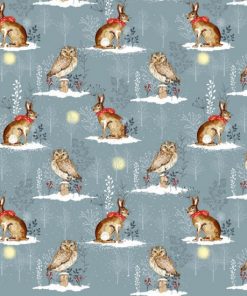 winter hare and owl