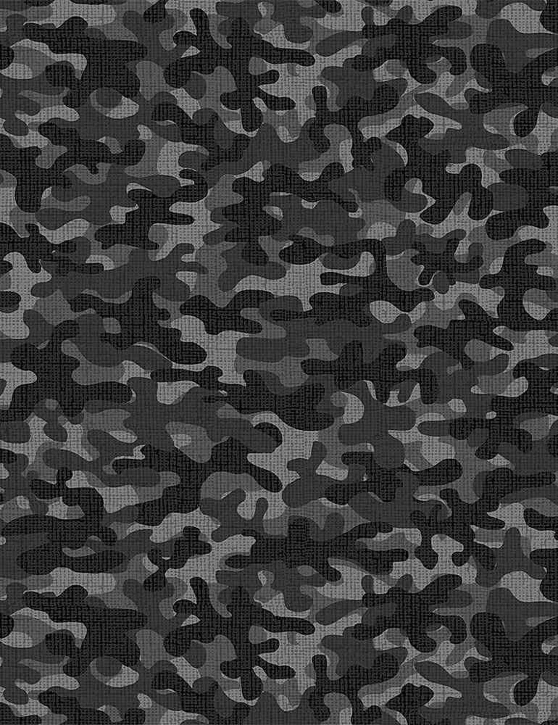 Dark grey camouflage cotton - Amble Pin Cushion