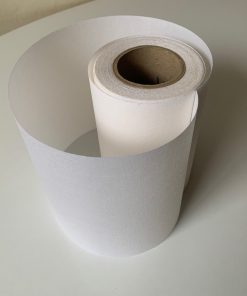 6 inch wide double sided stiff white pelmet interfacing