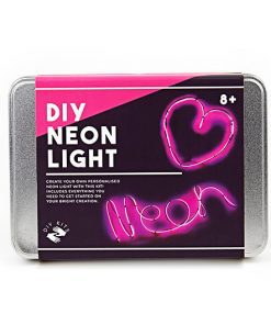 neon light in gift tin
