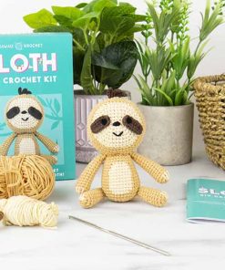 Crochet a cute sloth kit