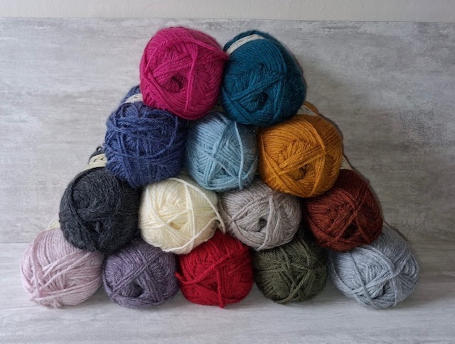 selection of colours available