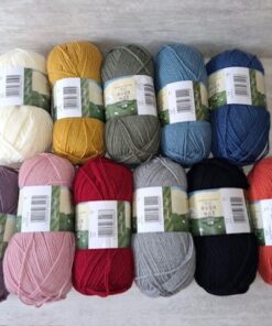 Croftland aran colour selection with codes