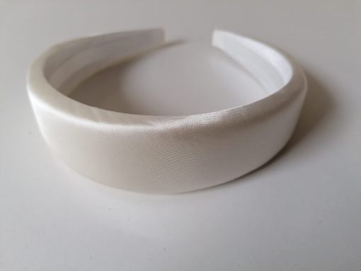 Padded Ivory Bridal Headband - Image 2