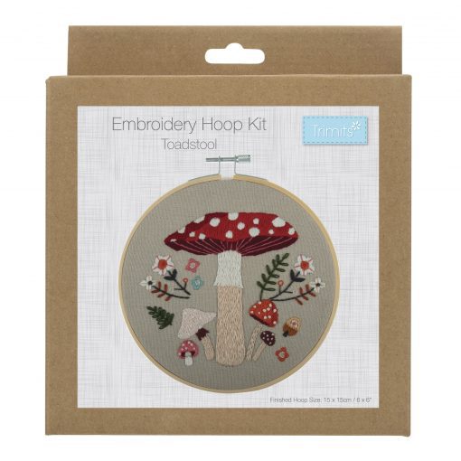 Toadstool Embroidery Kit