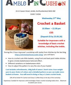 Crochet A Basket Workshop