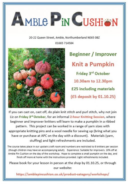 Knit a Pumpkin !
