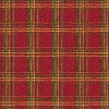 Plaid Red Cotton Fabric