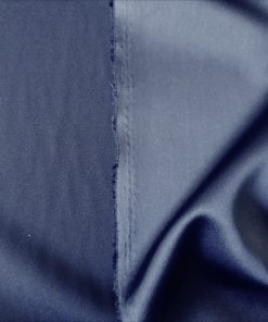 Dark navy stretch polyester fabric
