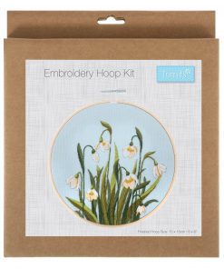 Snowdrops Embroidery Hoop Kit