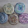 Cotton waves 100% double knitting weight yarn selection in five colours