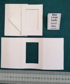 A7 Blank card rectangle aperture