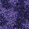 purple packed petals cotton fabric