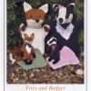 Foxy and Badger Knitting Pattern