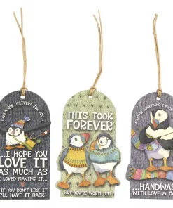 Woolly Puffins Craft Tags
