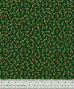 Gold Holly on Green