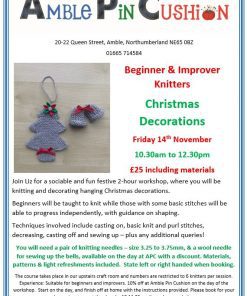 Christmas Decorations Knitting Workshop