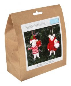 Christmas Mice Needle Felting Kit