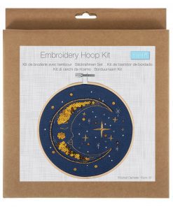 Sequinned Moon Embroidery Kit