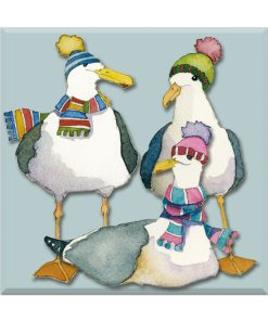 Gulls In Beanies Magnet