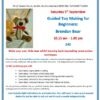 poster for guided toy making workshop on 5th Sept 26