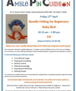 Beginners Needle Felting Workshop