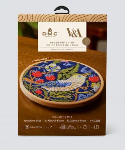 Willima Morris Strawberry Thief cross stitch kit by DMC