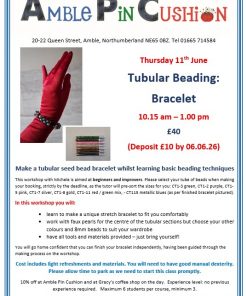 Tubular Beading Bracelet Workshop
