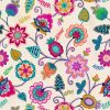 a rich design in jewel colours of intertwining flowers - celebration