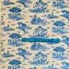 oriental scenes on cream inspired by "blue and white" pottery, from Tilda Something Blue