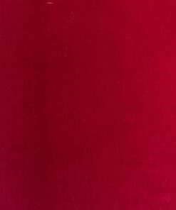 Rich red cotton velvet