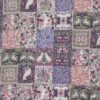 soft lilac shades of mock patchwork create this Japanese inspired design