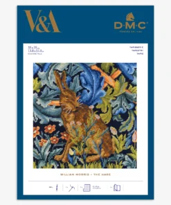 Kit for tapestry to recreate The Hare by William Morris