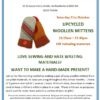 poster for workshop to make upcycled woolly mittens October 26