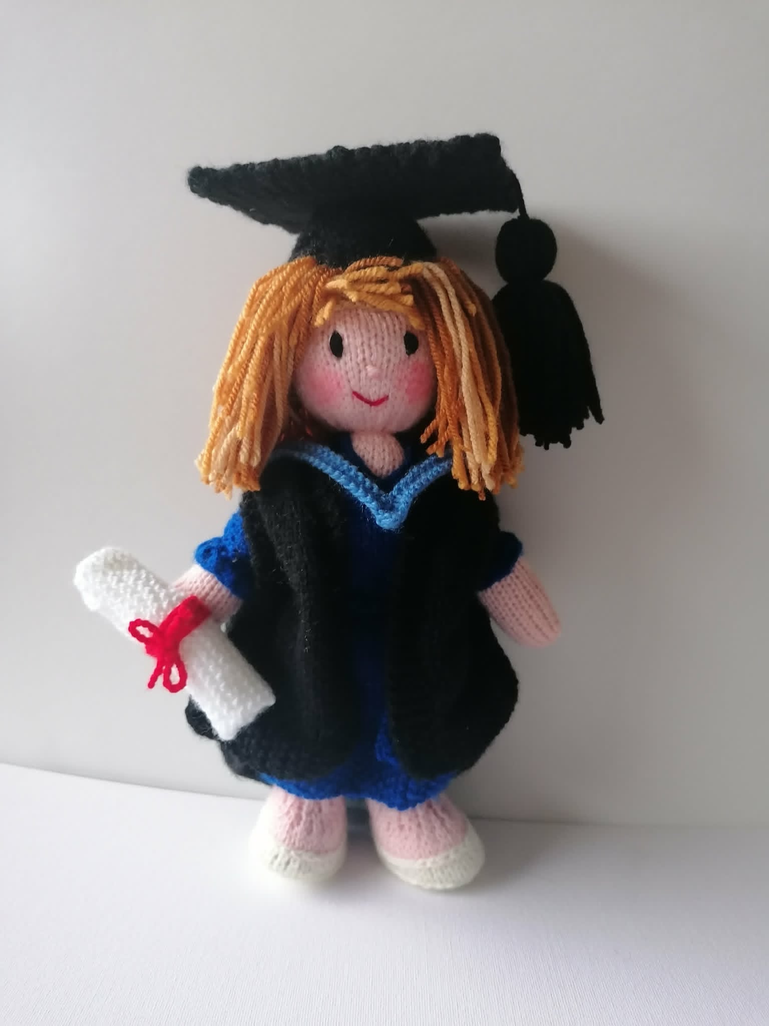 Graduation Doll Knitting Pattern