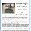 poster for beading workshop on 08.10.26