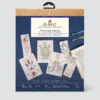 package for DMC easy embroidery kit to make 6 greeting cards