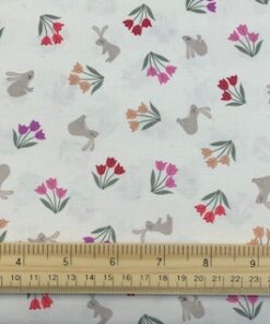 sample of fabric with ruler for scale