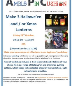 poster for lantern making workshop