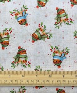 sample of fabric with ruler for scale